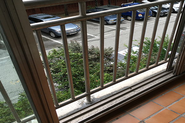 베란다 창 주변