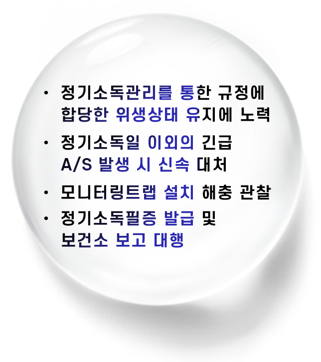 지속적인 정기관리 및 모니터링